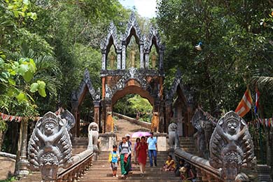 Randonnée sur le massif sacré de Phnom Kulen