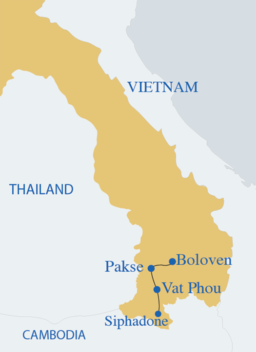 EXPLORATION DU SUD DU LAOS 7 JOURS