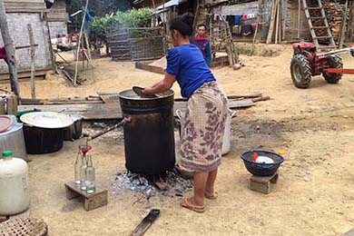 Randonnée dans la région de Muang Ngoi