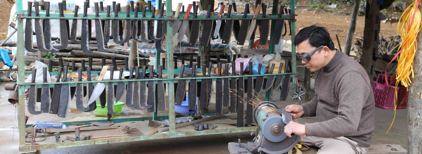Rencontrer les forgerons à Phuc Sen