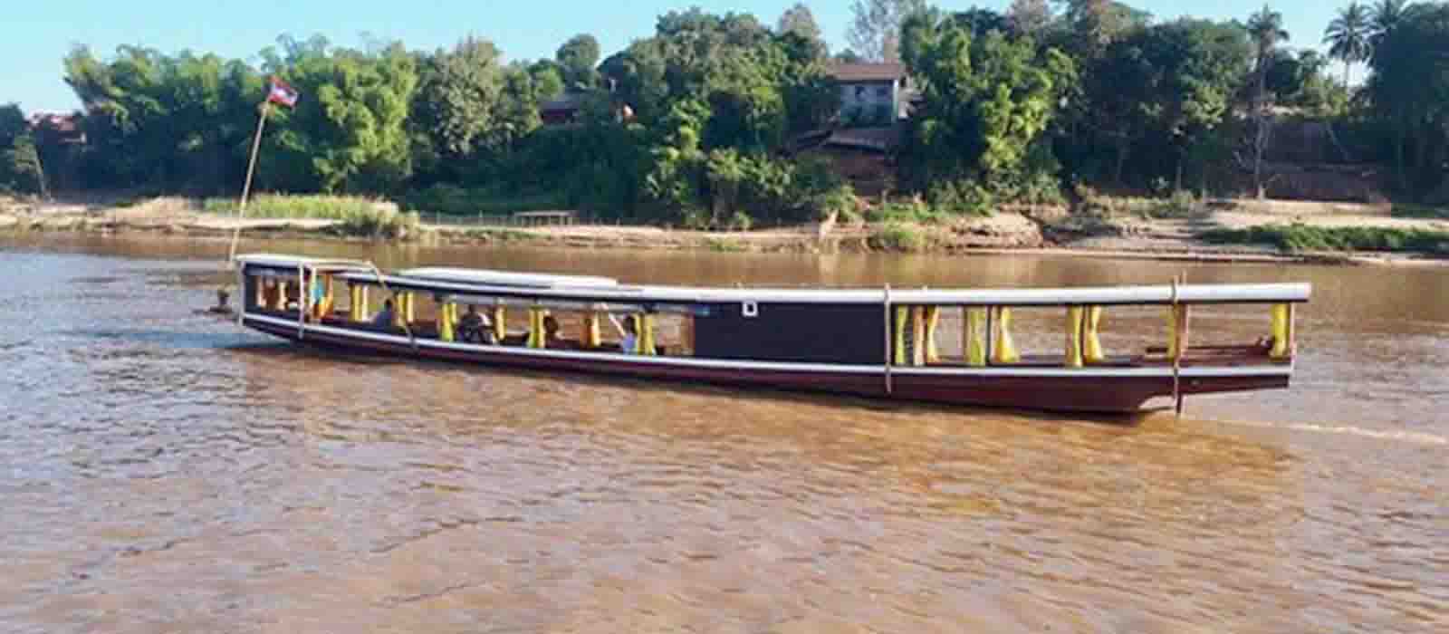 Excursion de sampan sur le Mékong à Luang Prabang