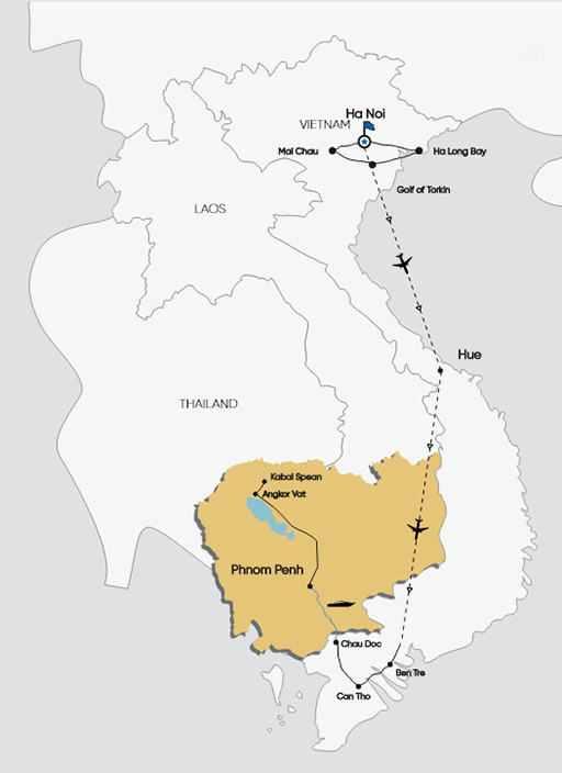 VIETNAM ET CAMBODGE, UN AUTRE MONDE 16 JOURS