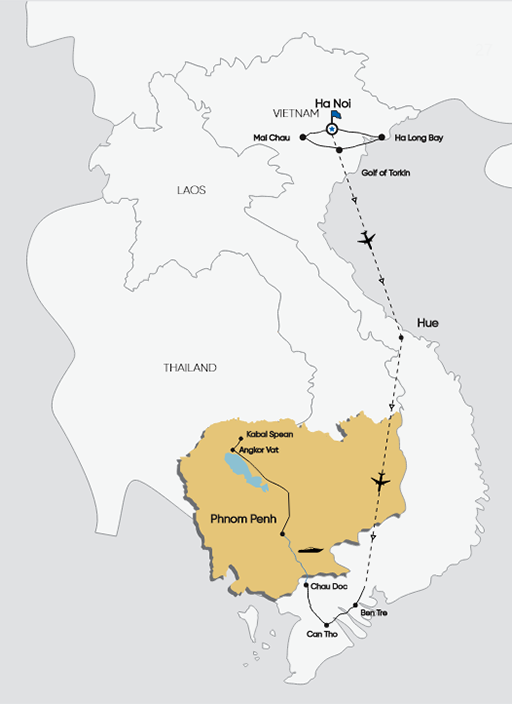 VIETNAM ET CAMBODGE-DEUX MERVEILLES 15 JOURS
