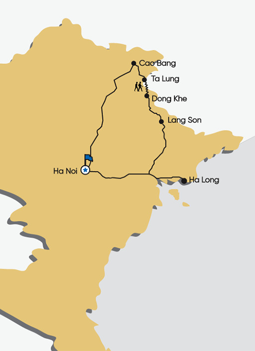 AUX ABORDS DE LA FRONTIERE CHINOISE ET LA BAIE D’HALONG 10 JOURS